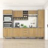 Cozinha Modulada Completa com Tampo 7 Peças 12 Portas 3 Gavetas - 1