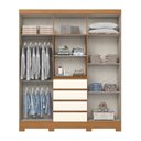 Ver imagem 4 de Guarda Roupa Casal 6 Portas 4 Gavetas B393