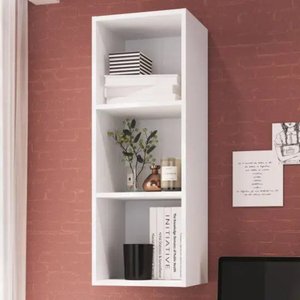 Nicho Parede Vertical Organizador Multiuso Funcionale Art in Móveis Branco