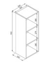 Ver imagem 3 de Nicho Parede Vertical Organizador Multiuso Funcionale Art in Móveis Branco