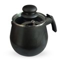 Ver imagem 1 de Fervedor Leiteira Bule Antiaderente 1,5 Litros com Tampa de Vidro:preto