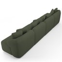 Ver imagem 7 de Sofá 5 Lugares para Sala de Estar Living 388cm Arlo F04 Linho Verde - Lyam Decor