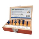 Ver imagem 1 de Jogo de Fresas Tupia p/ Madeira com 6 Peças Haste 6,35 MM 7893 BRASFORT