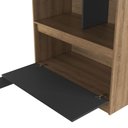 Ver imagem 4 de Cama Solteiro 193,5cm Balcão com Porta Estante e Prateleiras Cor:mel