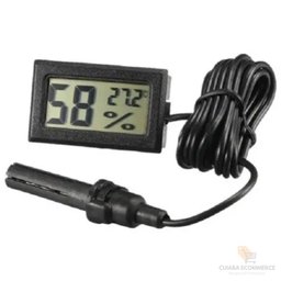 Termo-higrometro E Termometro Digital Embutir Com Sonda - 2