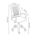 Ver imagem 4 de Kit 4 Cadeiras de Escritório Diretor Tela Mesh Cádis