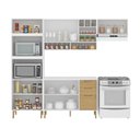 Ver imagem 3 de Cozinha Modulada Completa com Tampo 5 Peças 8 Portas 3 Gavetas