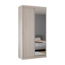 Ver imagem 3 de Guarda Roupas Modulado Solteiro com Espelho 120cm 2 Portas de Correr 100% Mdf Royal