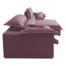 Sofá Retrátil Reclinável 2,50m Nivus Rose c/ Molas Ensacadas - King House - 6