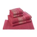 Ver imagem 1 de Jogo de Banho Barroca Magenta Caviquioli 5 Peças