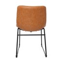 Ver imagem 5 de Kit 4 Cadeiras de Jantar Cozinha Munich Bruna Caramelo Vintage