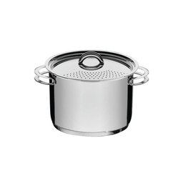 Espagueteira Tramontina Solar Aço Inox Fundo Triplo 24 Cm 7,7 Litros - 1