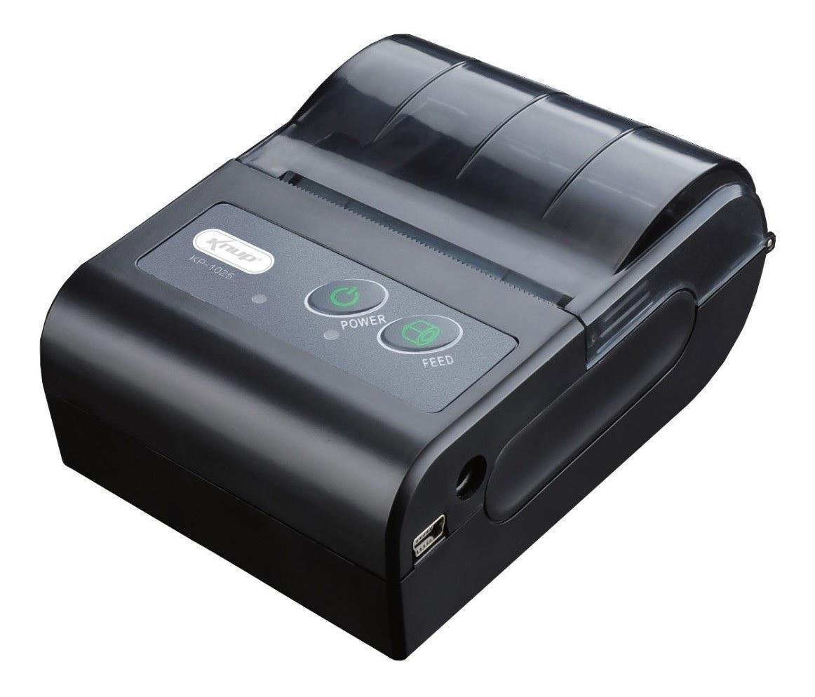 Mini Impressora Térmica Portatil Bluetooth Kp-1025 Knup - 1