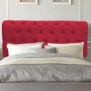 Ver imagem 1 de Painel Cabeceira Estofada Paris 160cm Cama Box Queen Corino Vermelho- Mabe Magazine