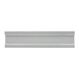 Rodapé de Poliestireno Liso 7cm x 2,25m Rende 2,5 Metros Casa Grassi  - 1
