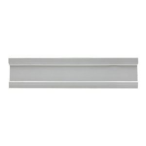 Rodapé de Poliestireno Liso 7cm x 2,25m Rende 2,5 Metros Casa Grassi 