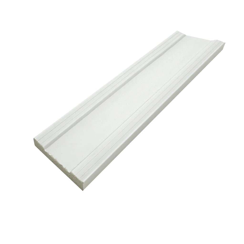 Rodapé de Poliestireno 7cm x 10mm x 2,25m Metro Linear Slim Liso Casa Grassi - 4