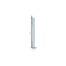 Rodapé de Poliestireno Liso 7cm x 2,25m Rende 2,5 Metros Casa Grassi  - 6