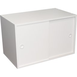Armário Módulo Pt com Porta Correr Branco Evolukit - 1