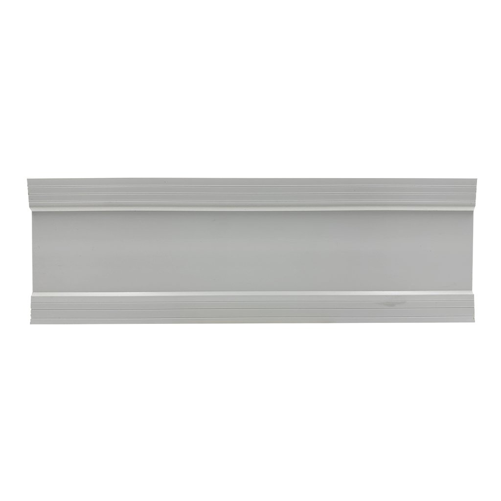 Rodapé de Poliestireno Branco Slim Liso 10mm X 10cmx225cm Casa Grassi