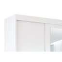 Ver imagem 6 de Guarda Roupa Casal 3 Portas de Correr e 9 Gavetas c/ Espelho e Pés Click 3.9 Jatoba/Grafitte -