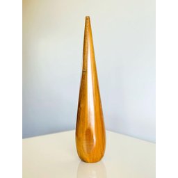 Vaso de Madeira. Vaso Decoração Artesanal Único. Feito a mão - 2