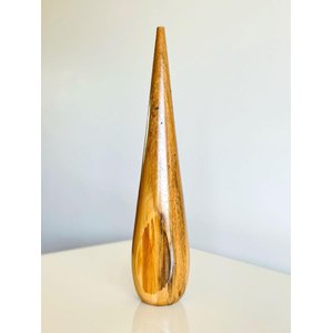 Vaso de Madeira. Vaso Decoração Artesanal Único. Feito a mão