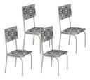 Ver imagem 1 de Kit 4 Cadeiras Ana Corino Paraopeba Tubo Champanhe