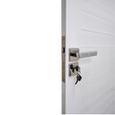 Ver imagem 7 de Porta Lambril de Alumínio 210 x 80cm com Maçaneta Premium Linha 30 Lado Esquerdo Esquadrias Bergamo Branco