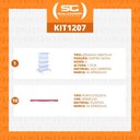 Ver imagem 3 de Gôndola Prateleira Supermercado 5 Níveis 40x30 New Plus 1,70m Central Inicial Vermelho - Sa Gô