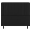 Ver imagem 5 de Kit Cabeceira E Baú Cama Box Casal Grace 140Cm Suede Preto