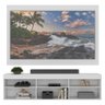 Rack Suspenso com Painel e Suporte TV 75" Web Multimóveis MP1050 Branco - 5