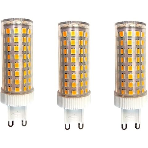 Kit 3 Lâmpada Led Halopim G9 5w Bivolt Branco Quente 3000k Luz Branco-quente 110v/220v