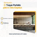 Ver imagem 3 de Kit 6 Banquetas Quadrada Junco Cappuccino para Balcão Ilha Cozinha Área Gourmet Bancada Piscina Bar