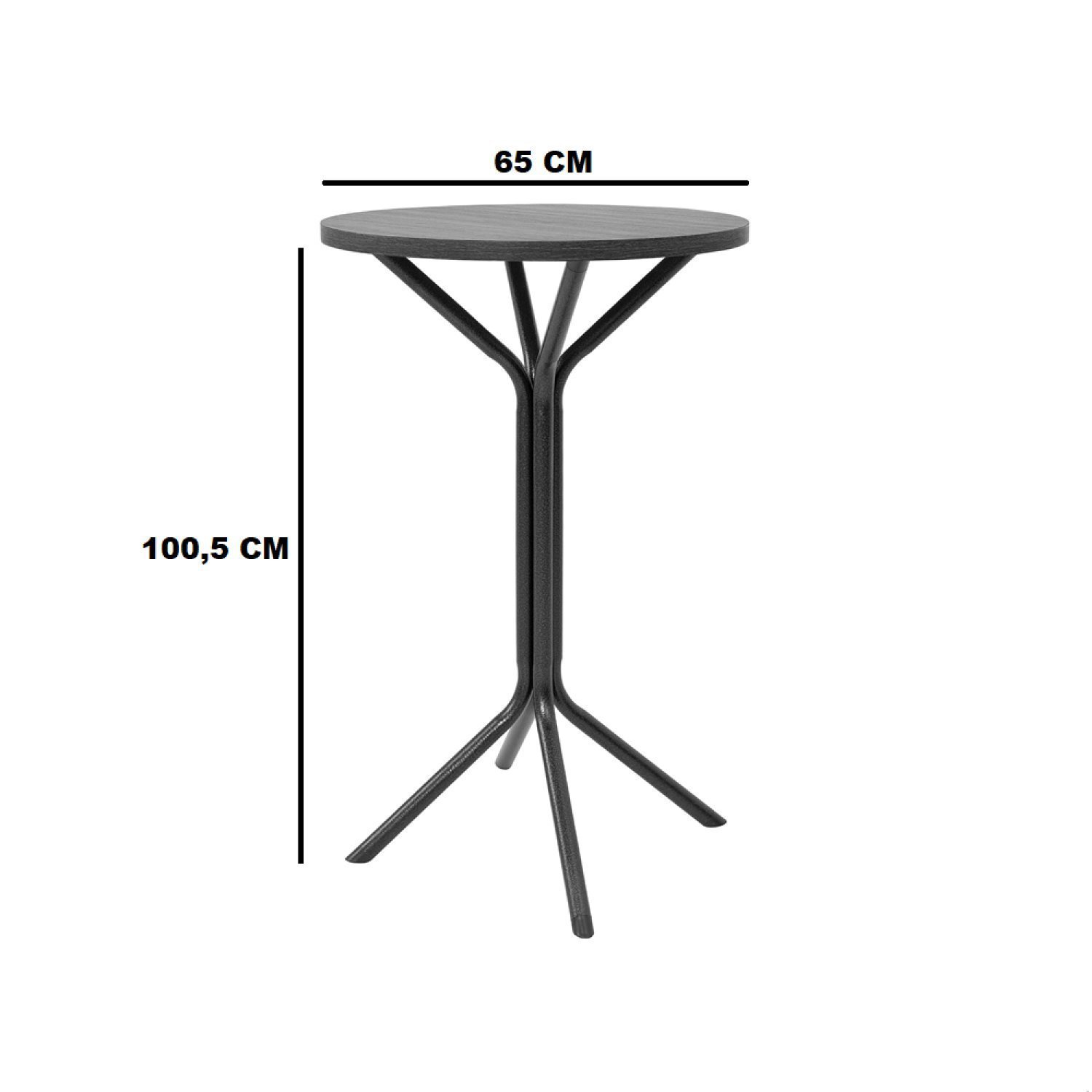 Conjunto Bistro Paris Tampo Vidro 0,65m Redondo com 2 Banquetas Tubo - 7