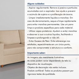 Sofá 3 Lugares com Chaise Moov Yescasa - 9