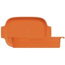 Ver mais imagens de Travessa Retangular 28x17cm Laranja Germer Porcelana Forma Assar e Servir Refratária