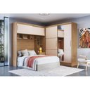 Ver imagem 3 de Guarda Roupa Casal Modulado 2 Peças com Espelho Classic