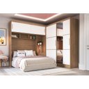 Ver imagem 2 de Guarda Roupa Casal Modulado 2 Peças com Espelho Classic