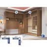 Guarda Roupa Casal Modulado 2 Peças com Espelho Classic - 12