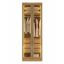 Ver imagem 1 de Guarda-Roupa Modulado Reflecta 2 Portas com LED 3 Gavetas 100% MDF Cairo