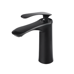 Torneira Monocomando de Bandada para Lavatório Preto Acabamento Fosco Hidrauarte - Hml02p - 1