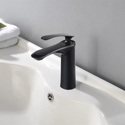 Torneira Monocomando de Bandada para Lavatório Preto Acabamento Fosco Hidrauarte - Hml02p - 5
