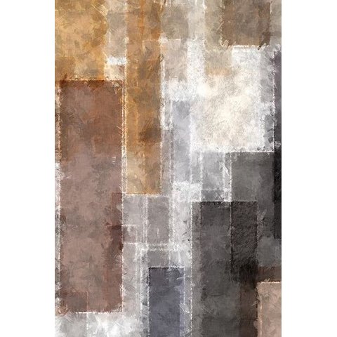 Quadro Decorativo Abstrato Geométrico, Tela  Canvas  Vertical ideal para ambiente de Sala e Quartos