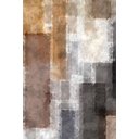 Ver imagem 1 de Quadro Decorativo Abstrato Geométrico, Tela Canvas Vertical ideal para ambiente de Sala e Quartos