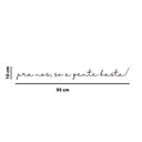 Ver imagem 2 de Adesivo Frase pra Nós, Só a Gente Basta! Cabeceira Cama Decoração Quarto Casal Kanto Store Adesivo D