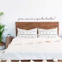 Ver imagem 1 de Adesivo Frase pra Nós, Só a Gente Basta! Cabeceira Cama Decoração Quarto Casal Kanto Store Adesivo D