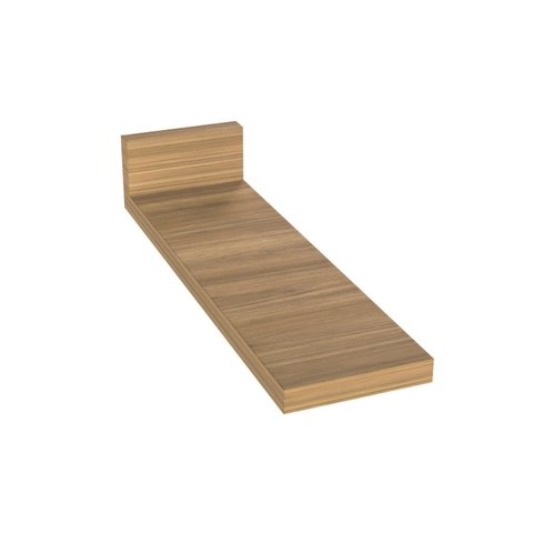 Tampo para Balcão Planejado Toalheiro 15cm Ipanema CabeCasa MadeiraOriginals Marrom/Acácia