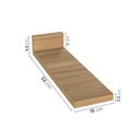 Ver imagem 2 de Tampo para Balcão Planejado Toalheiro 15cm Ipanema CabeCasa MadeiraOriginals Marrom/Acácia