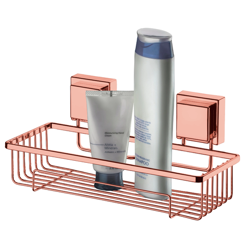 Suporte Porta Shampoo de Parede com Adesivo - Rose Gold